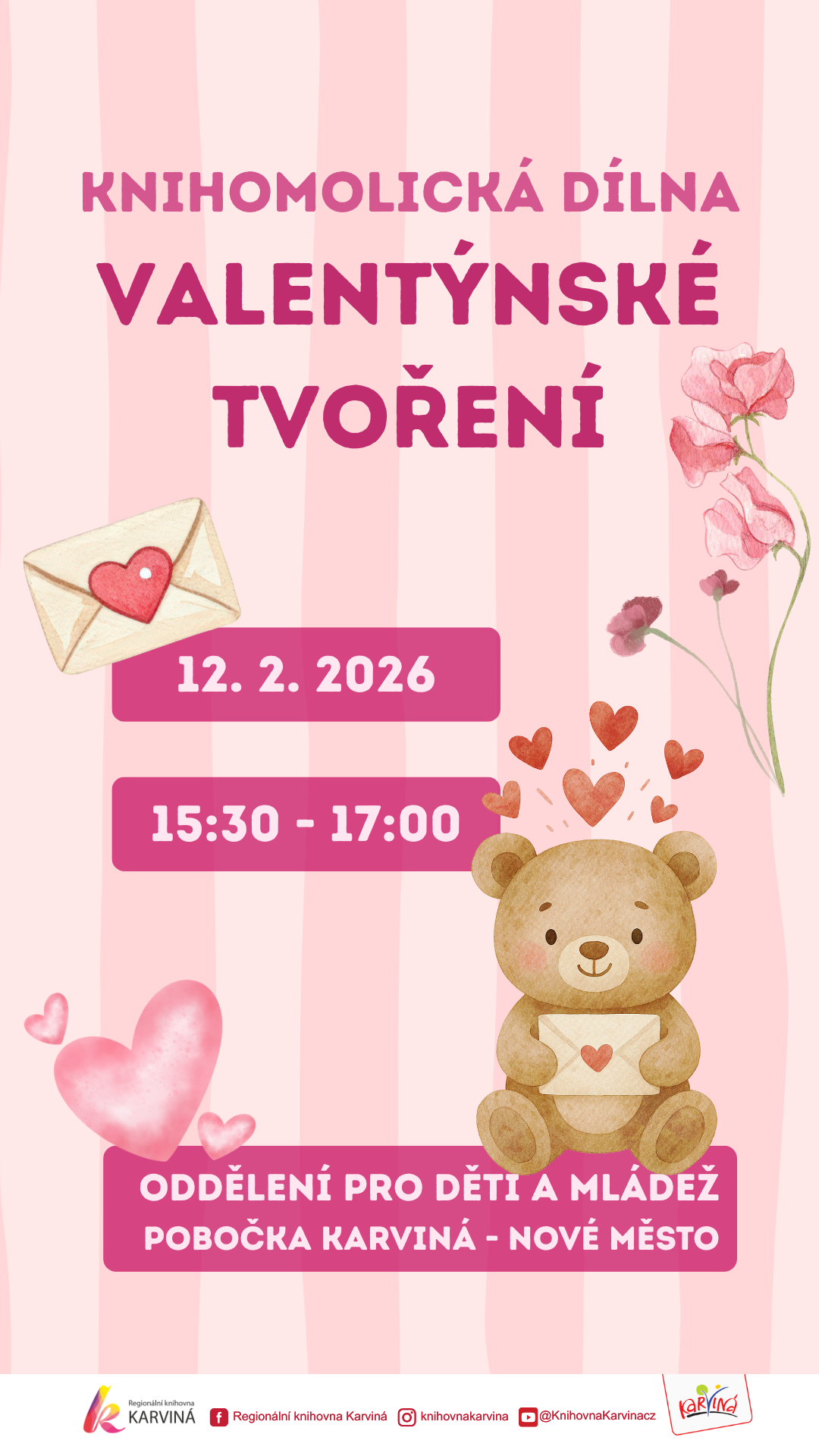 Knihomolilcká dílna: Valentýnské tvoření